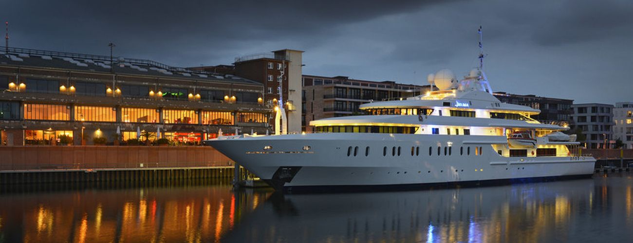 Yacht im Europahafen - Quelle: WFB / Frank Pusch