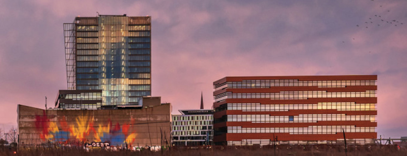 Weser Tower in Abendstimmung - Quelle: WFB / Eva Krause