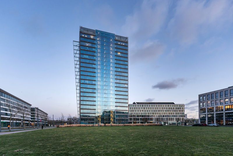 Der Weser Tower in der Überseestadt Bremen Der Weser Tower in der Überseestadt Bremen