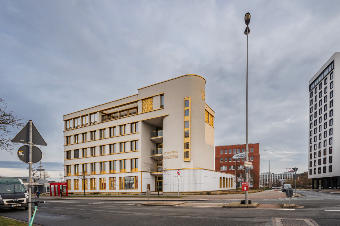 Das Firmengebäude von The Imaging Source in der Überseestadt Bremen 