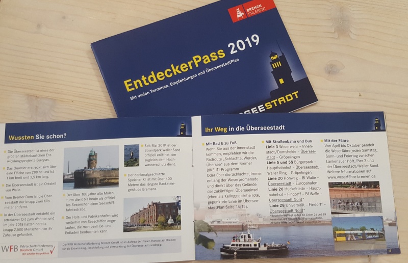 EntdeckerPass Überseestadt aus 2019 EntdeckerPass Überseestadt aus 2019