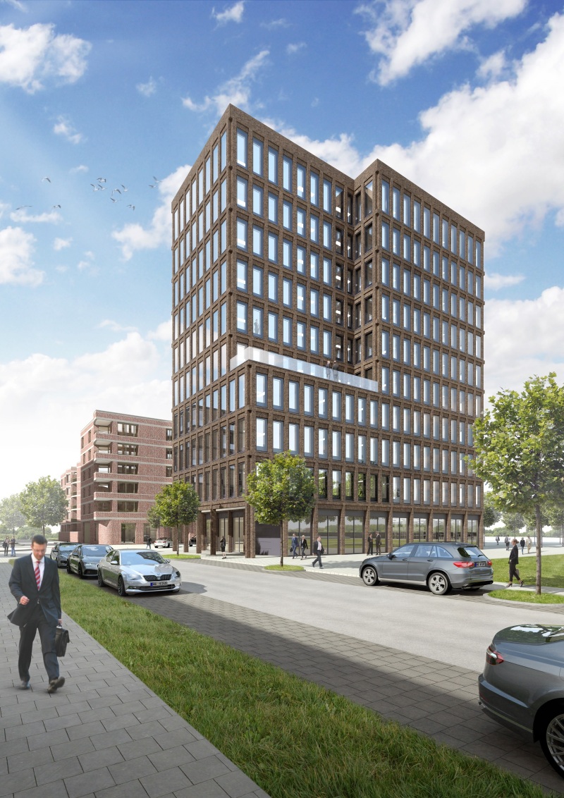 Visualisierung Büroneubau "View" von der Justus Grosse Projektentwicklung Visualisierung Büroneubau "View" von der Justus Grosse Projektentwicklung