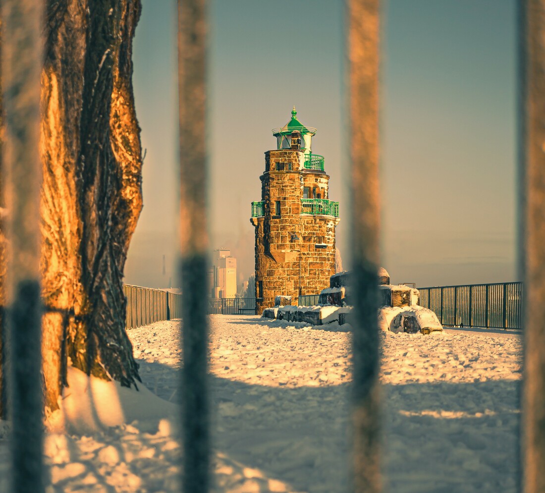 Der Molenturm in der Überseestadt Bremen