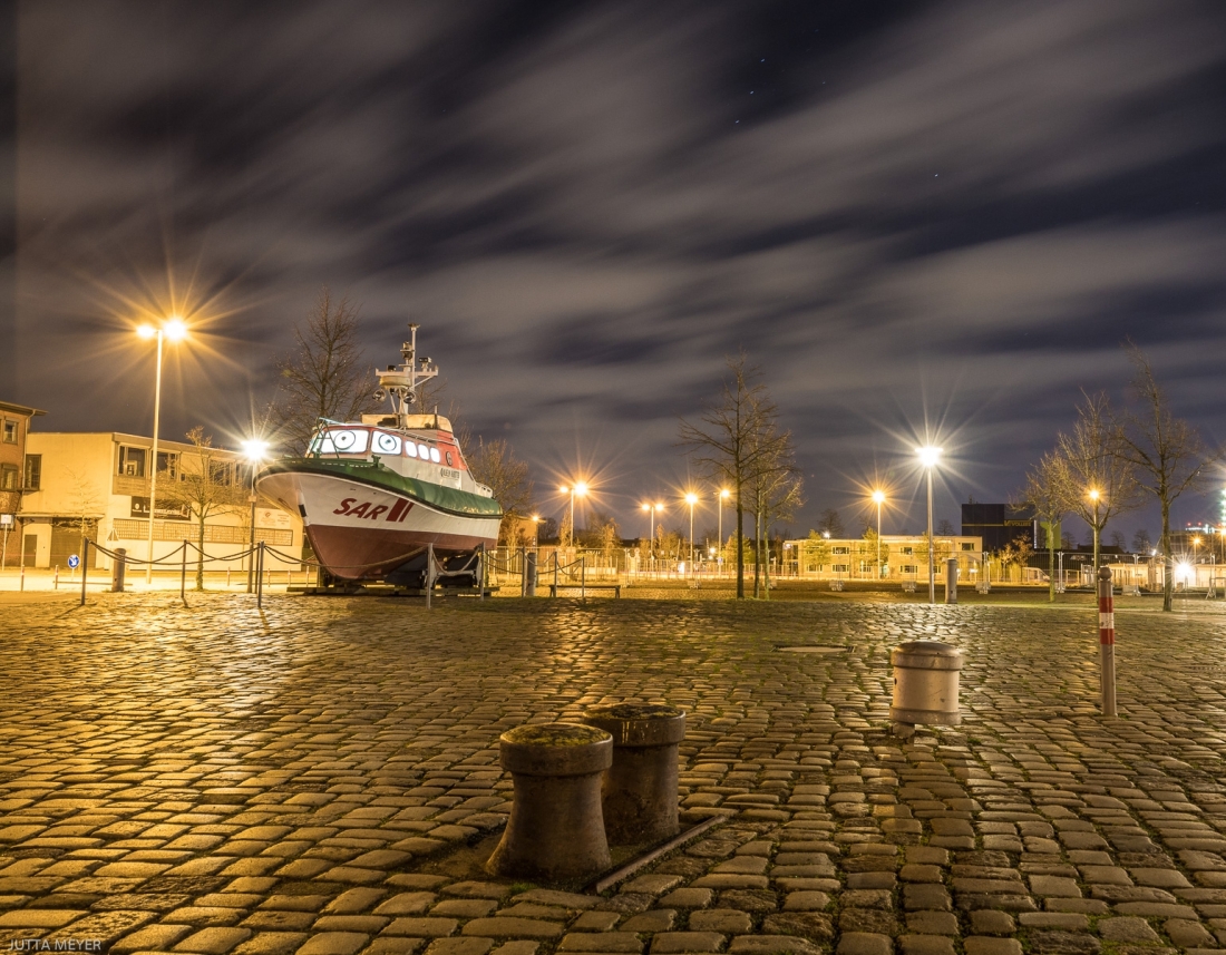 Seenotrettungsboot Wilhelm Hübotter in der Bremer Überseestadt