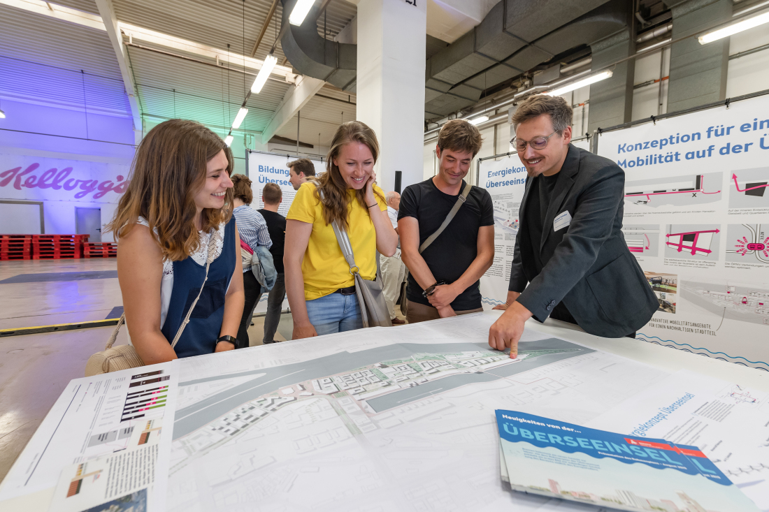 Öffentliche Veranstaltung zur Rahmenplanung des Quartiers Überseeinsel