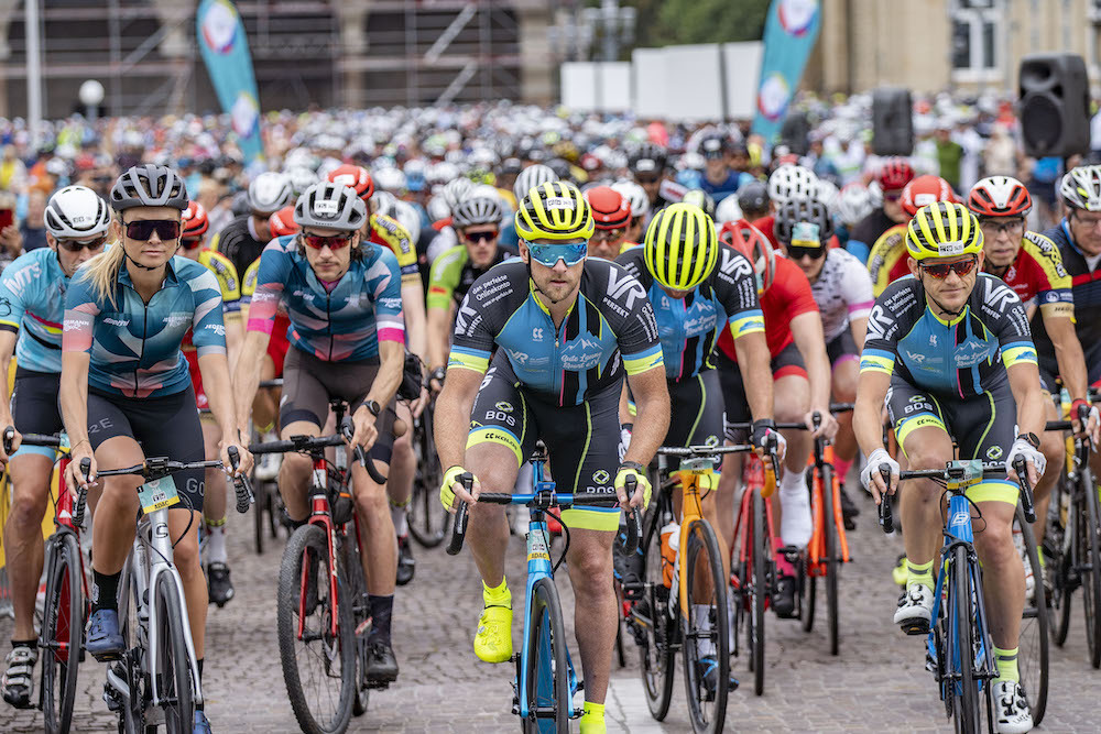 Szene beim Radrennen Deutschland Tour 2022 Szene beim Radrennen Deutschland Tour 2022