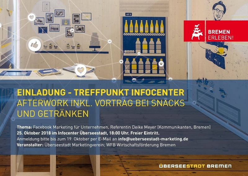 Einladungskarte "Treffpunkt Infocenter"