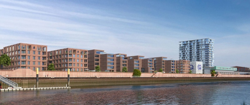 Visualisierung des Projektes Europaquartier (Entwicklungsbereich der Firma Justus Grosse Projektentwicklung) Visualisierung des Projektes Europaquartier (Entwicklungsbereich der Firma Justus Grosse Projektentwicklung)