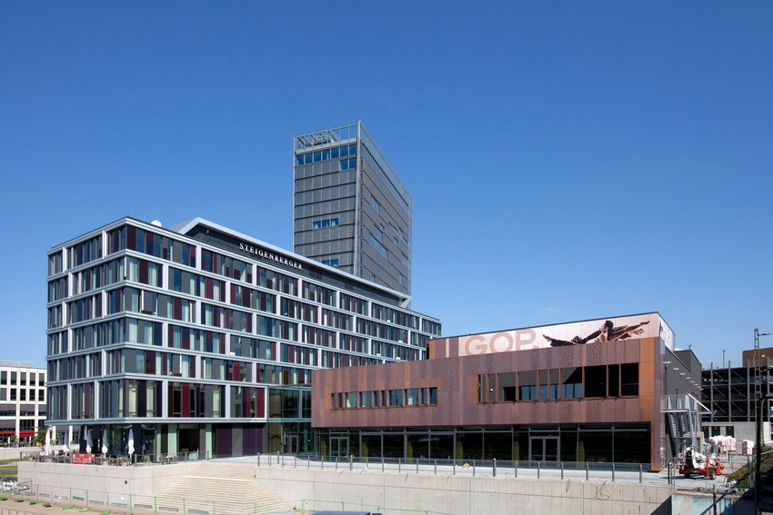 Das Steigenberger Hotel in Bremen, direkt angeschlossen an das Bremer GOP. Varieté-Theater