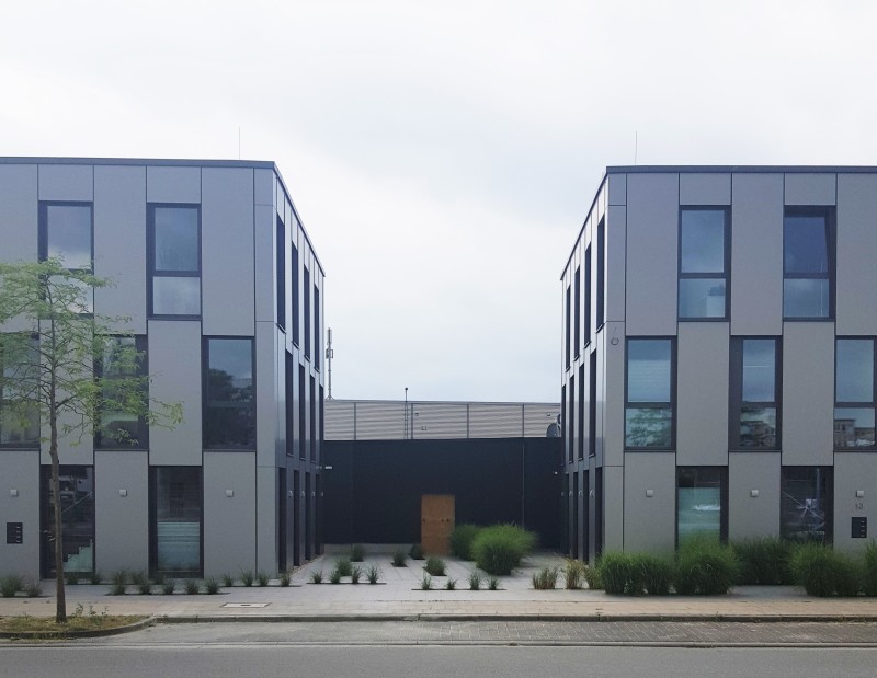 Erweiterungsbau der Firma Hansatresor in der Überseestadt Erweiterungsbau der Firma Hansatresor in der Überseestadt