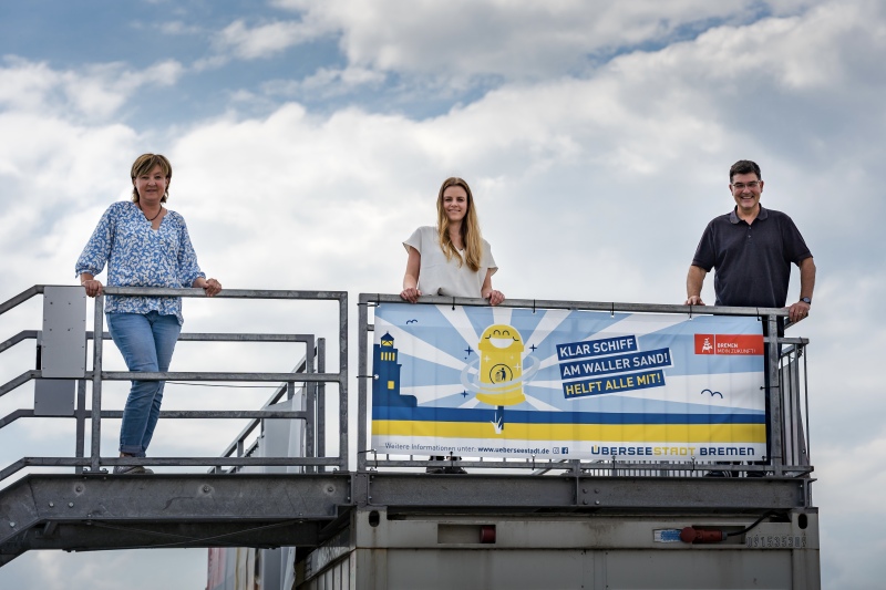 Banner zur Ation "Klar Schiff am Waller Sand" Banner zur Ation "Klar Schiff am Waller Sand"