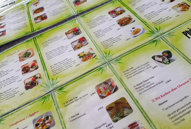 Angebot im Pho Viet Angebot im Pho Viet