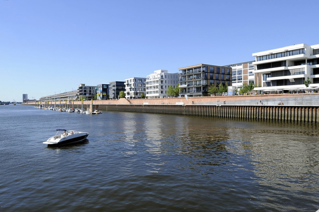 Ein echter Hingucker: der Europahafen in der Überseestadt