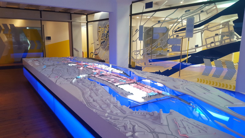 Städtebauliches Modell der Überseestadt Städtebauliches Modell der Überseestadt