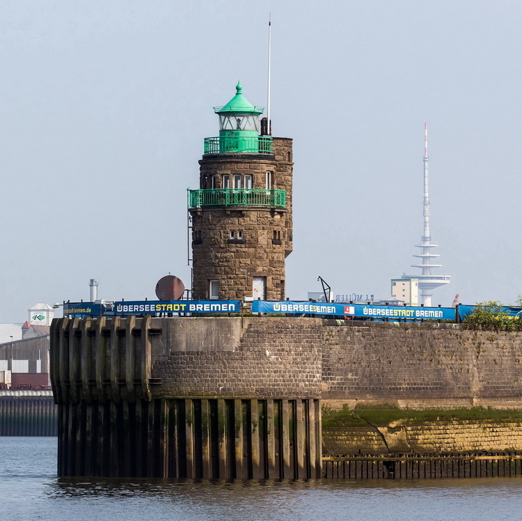 Der Molenturm in der Überseestadt