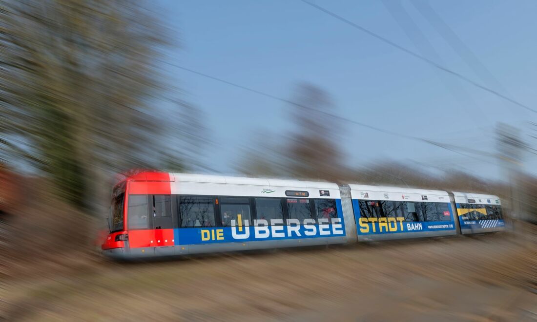 Die Überseestadt-Straßenbahn