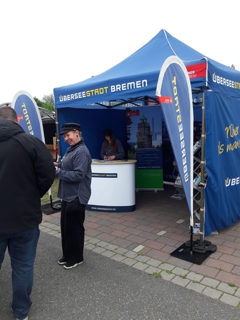Infozelt der Überseestadt Infozelt der Überseestadt