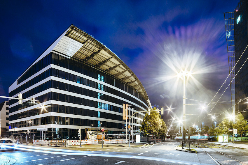 Das Gebäude EINS im Weser-Quartier in der Überseestadt Bremen