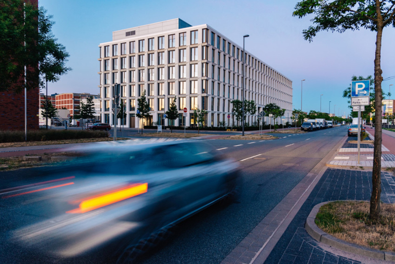 Die Konsul-Smidt-Straße in der Überseestadt Die Konsul-Smidt-Straße in der Überseestadt