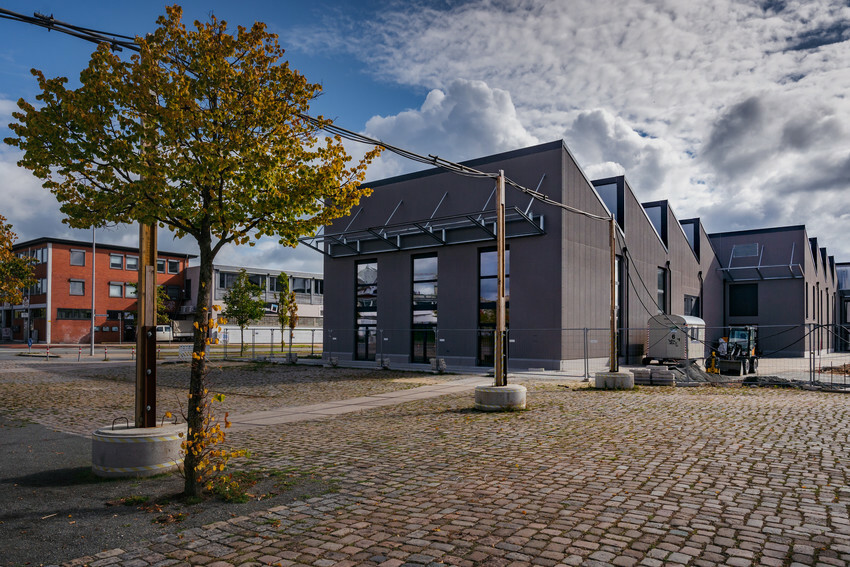 Das Gebäude Speicher XI A der Hochschule für Künste in der Überseestadt Das Gebäude Speicher XI A der Hochschule für Künste in der Überseestadt