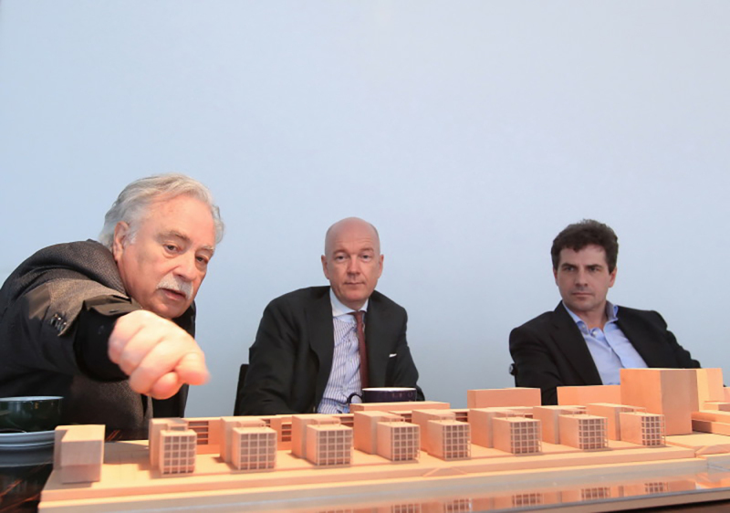 Modell vom EuropaQuartier Modell vom EuropaQuartier