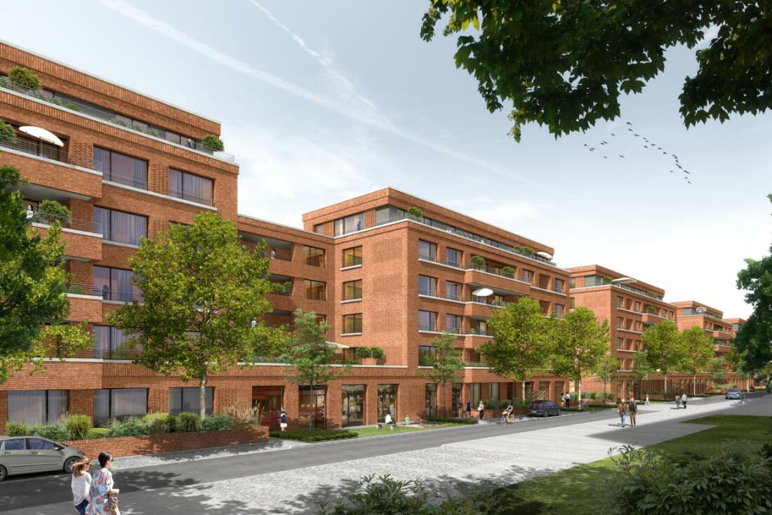 Visualisierung des Projektes Europaquartier Visualisierung des Projektes Europaquartier