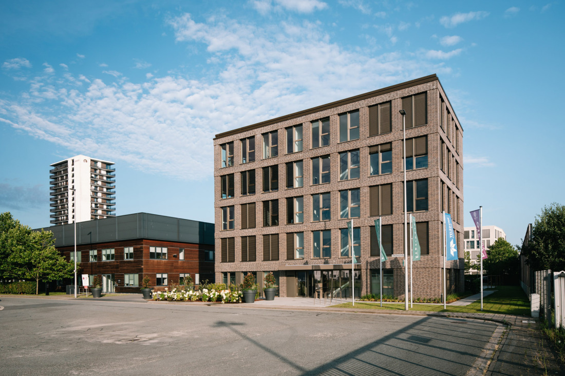 Das Bürogebäude SPACE in der Überseestadt