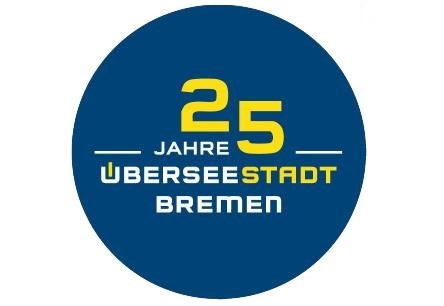 Logo 25 Jahre Überseestadt
